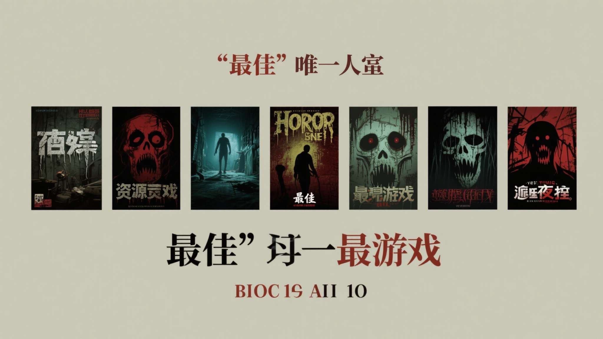恐怖游戏的"最佳"没有唯一答案，关键在于你追求的是哪一种恐惧——是资源匮乏的生存